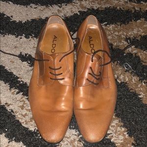 Aldo Brown leather oxfords